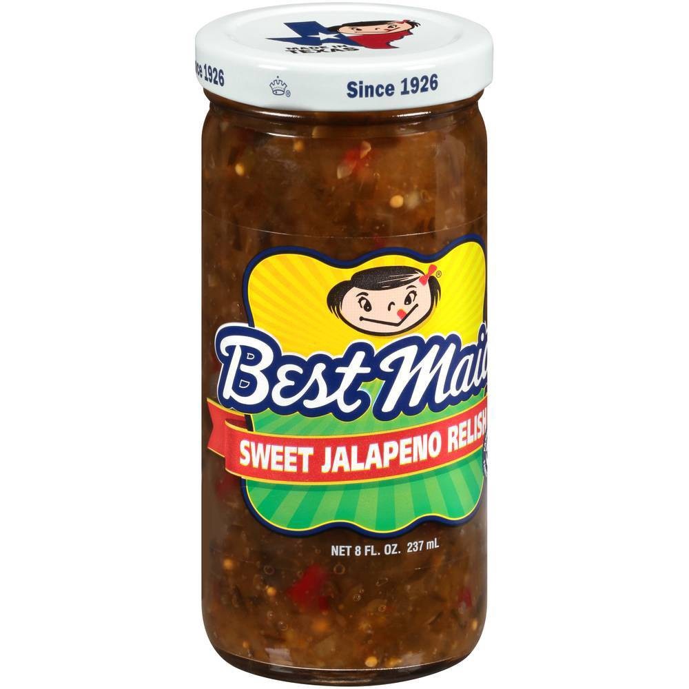 slide 2 of 3, Best Maid Sweet Jalapeno Relish, 8 oz