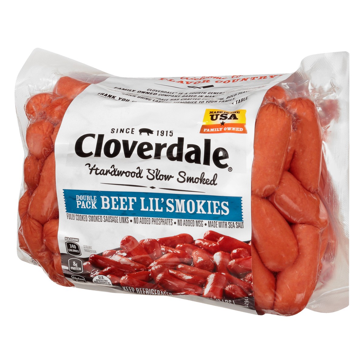 slide 9 of 12, Cloverdale Double Pack Beef Lil'Smokies 48 oz, 48 oz