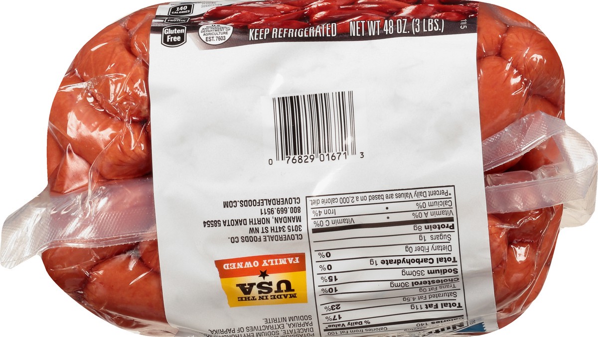 slide 3 of 12, Cloverdale Double Pack Beef Lil'Smokies 48 oz, 48 oz
