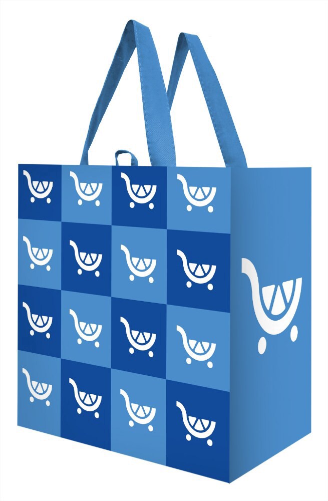 slide 1 of 1, Earthwise Kroger® MB Grid Reusable Bag, 1 ct