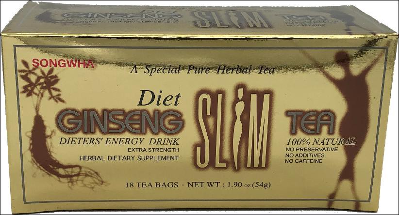 slide 1 of 1, Songwha Diet Hinseng Slim Tea, 1.9 oz