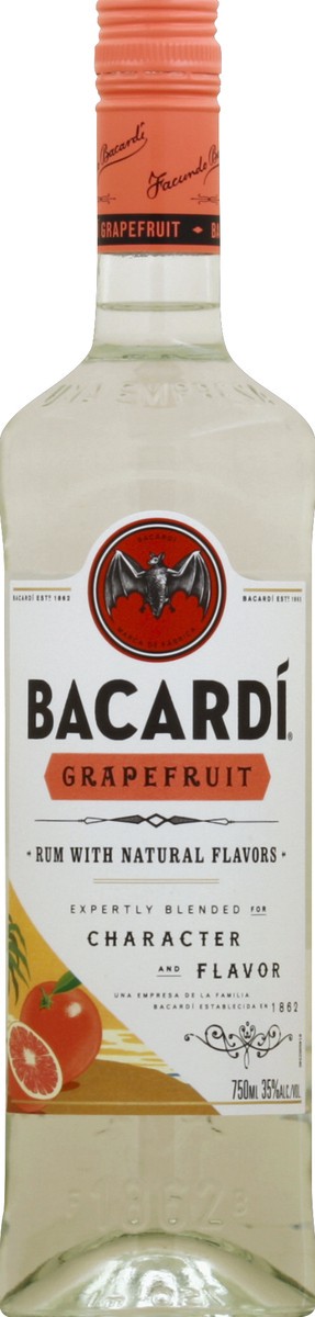 slide 2 of 2, Bacardí Bacardi Grapefruit Rum 35% 75Cl/750Ml, 750 ml