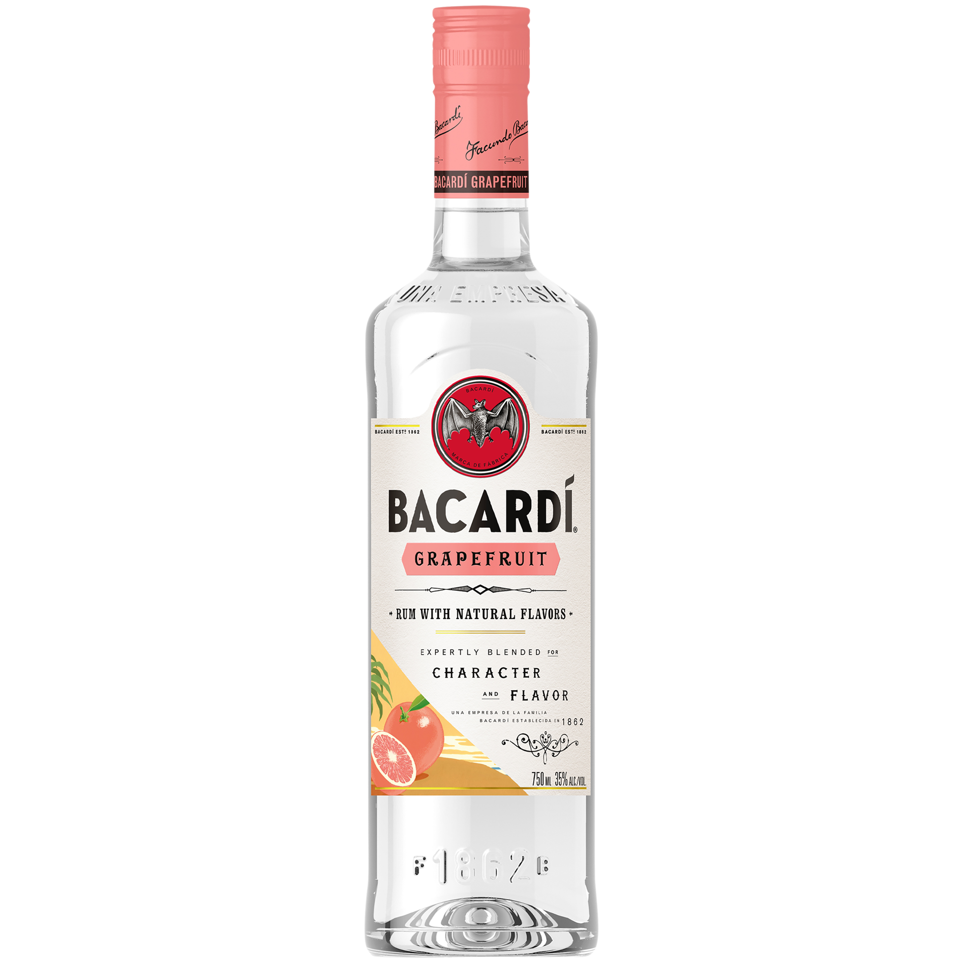 slide 1 of 2, Bacardí Bacardi Grapefruit Rum 35% 75Cl/750Ml, 750 ml