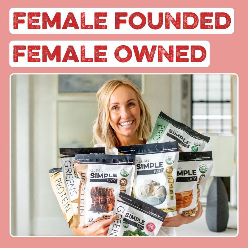 slide 6 of 9, Clean Simple Eats Protein Powder - White Chocolate Peppermint - 1 Stick/1.13oz, 1.13 oz