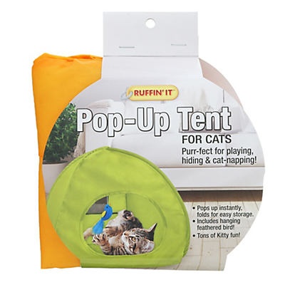 slide 1 of 1, Ruffin' It Pop-Up Tent for Cats, 1 ct