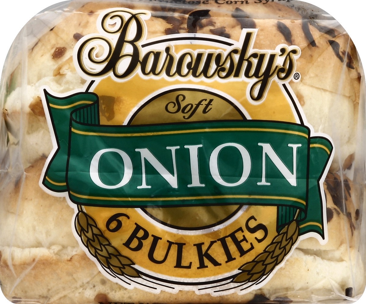 Barowsky's Onion Bulkie Rolls, Low Fat 12 oz Shipt