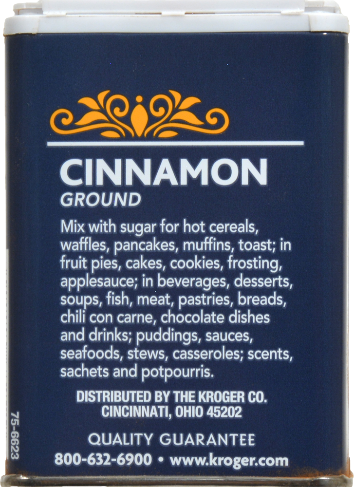 slide 2 of 2, Kroger Ground Cinnamon, 1.75 oz