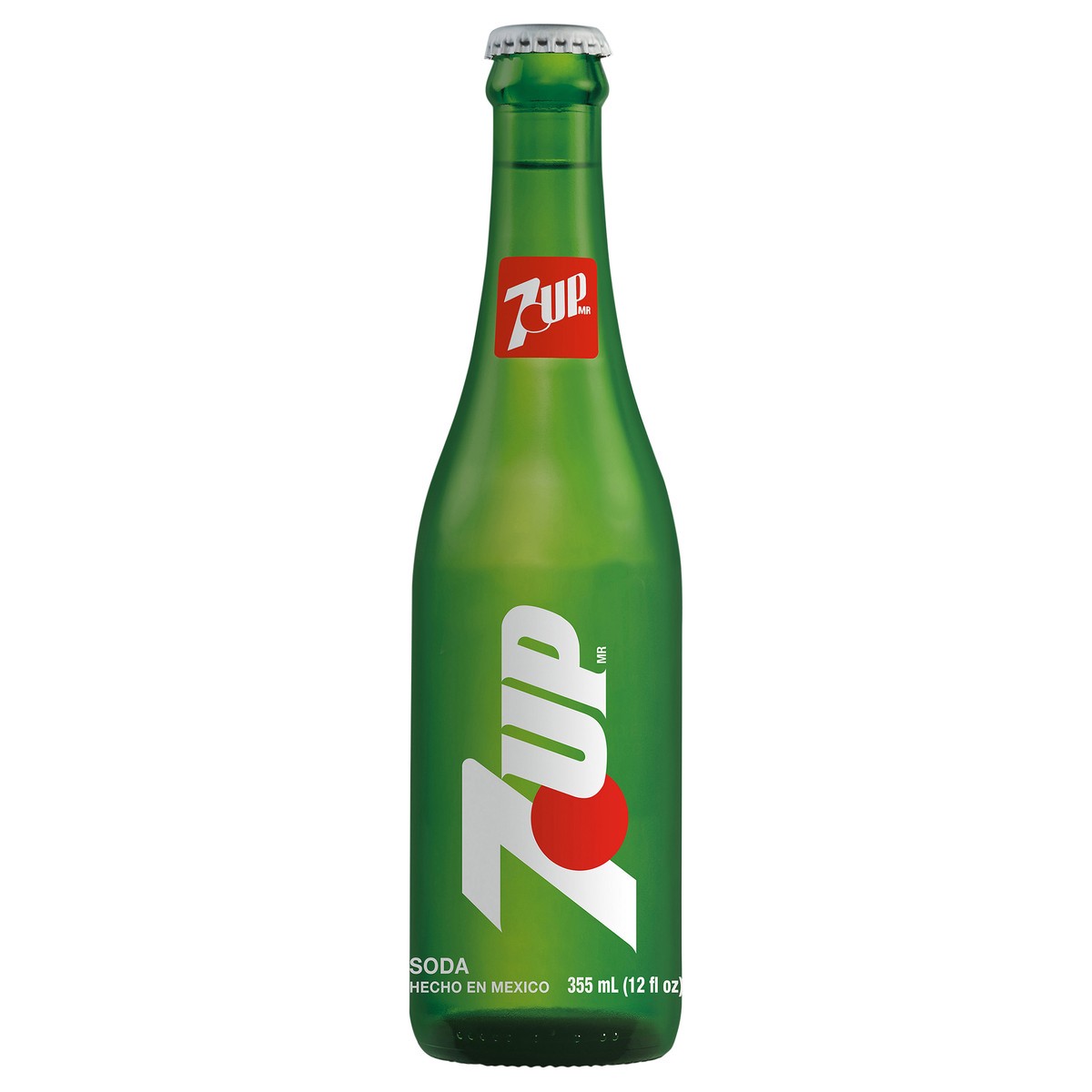 slide 1 of 12, 7UP - Made in Mexico Lemon lime Soda, 12 fl oz glass bottle, 12 fl oz