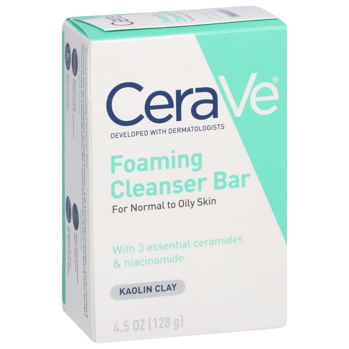 slide 2 of 9, CeraVe Kaolin Clay Foaming Cleanser Bar 4.5 oz, 4.5 oz