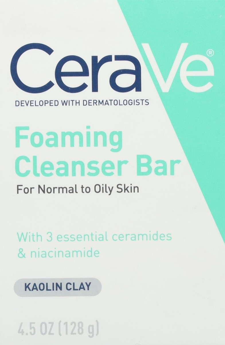 slide 6 of 9, CeraVe Kaolin Clay Foaming Cleanser Bar 4.5 oz, 4.5 oz