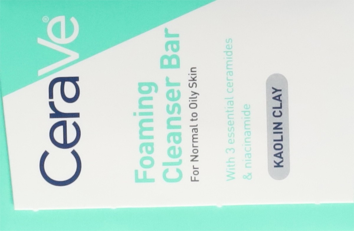 slide 9 of 9, CeraVe Kaolin Clay Foaming Cleanser Bar 4.5 oz, 4.5 oz