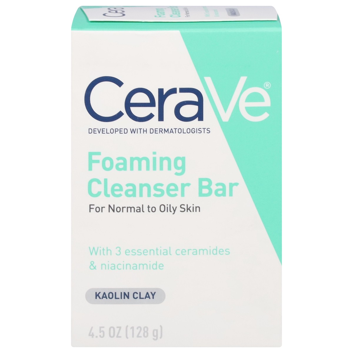 slide 1 of 9, CeraVe Kaolin Clay Foaming Cleanser Bar 4.5 oz, 4.5 oz