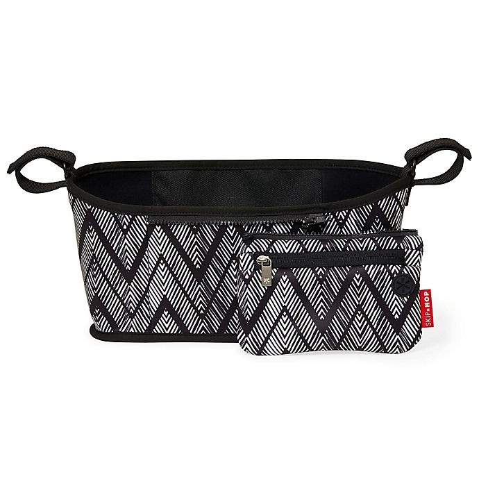 slide 1 of 4, Skip Hop SKIP*HOP Grab & Go Stroller Organizer - Zigzag Zebra, 1 ct