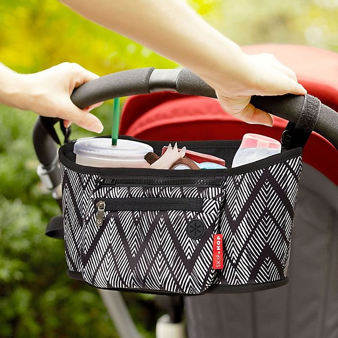 slide 3 of 4, Skip Hop SKIP*HOP Grab & Go Stroller Organizer - Zigzag Zebra, 1 ct