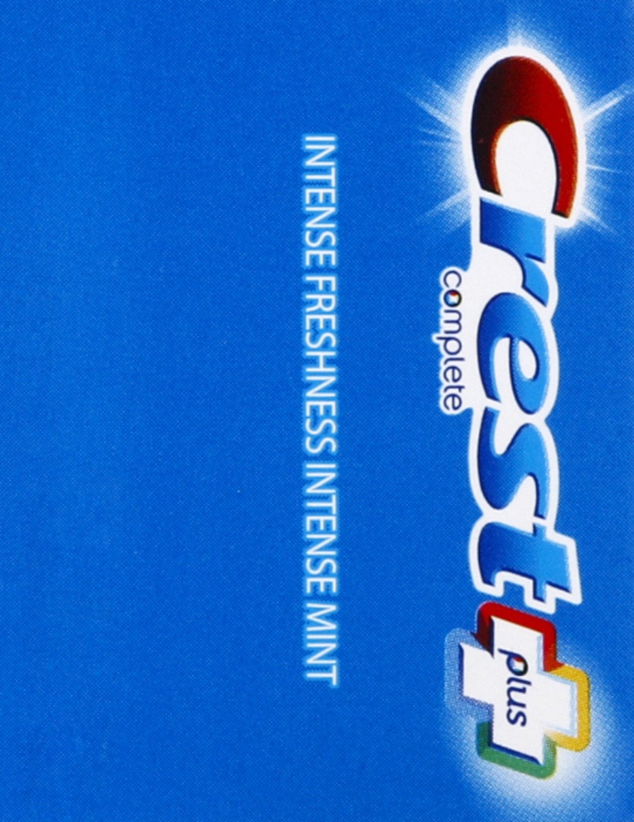 slide 7 of 9, Crest Complete Plus Whitening Intense Freshness Fluoride Intense Mint Toothpaste 5.4 oz, 5.4 oz