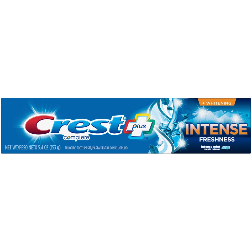 slide 1 of 1, Crest Complete Plus Whitening Intense Mint Toothpaste, 5.4 oz