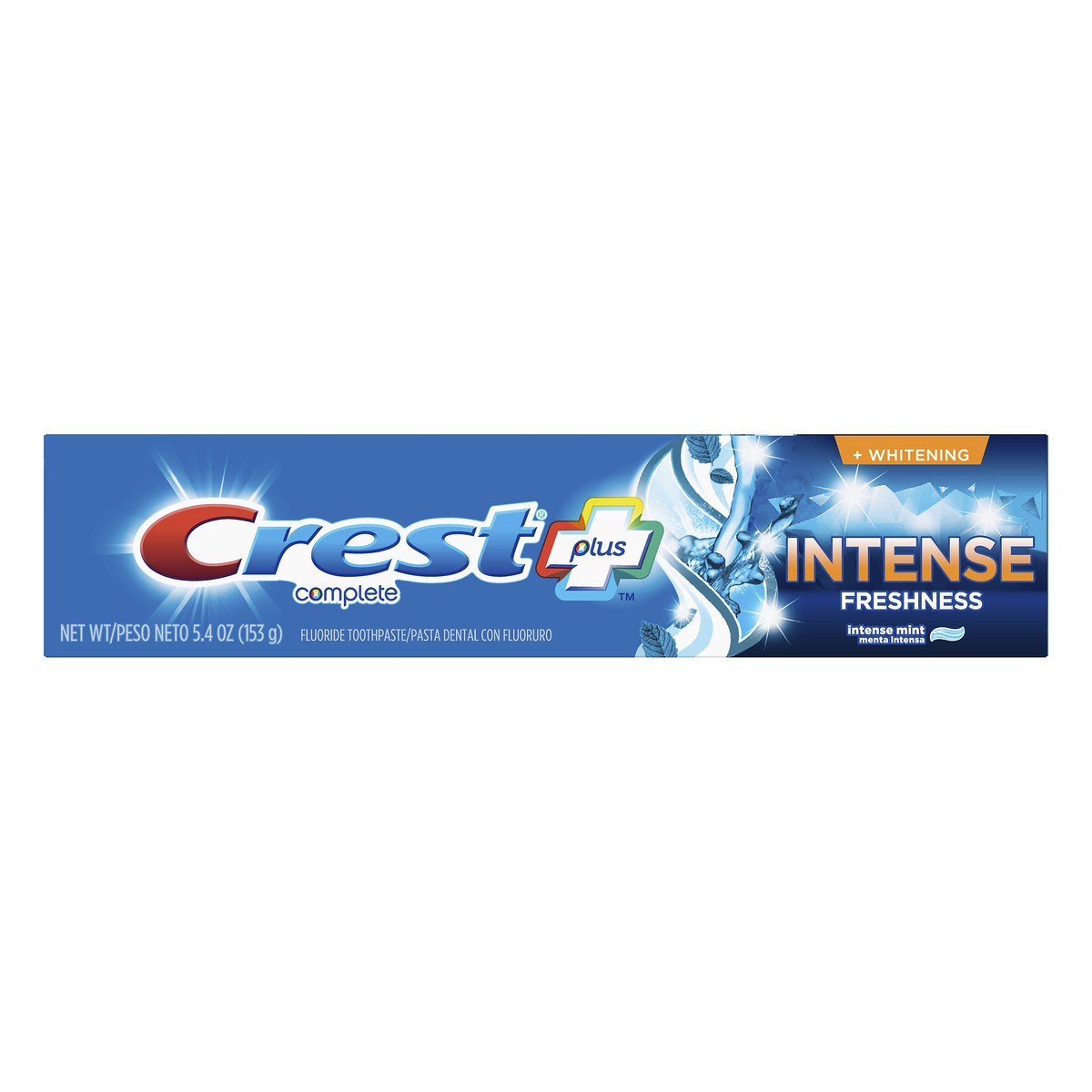 slide 1 of 9, Crest Complete Plus Whitening Intense Freshness Fluoride Intense Mint Toothpaste 5.4 oz, 5.4 oz