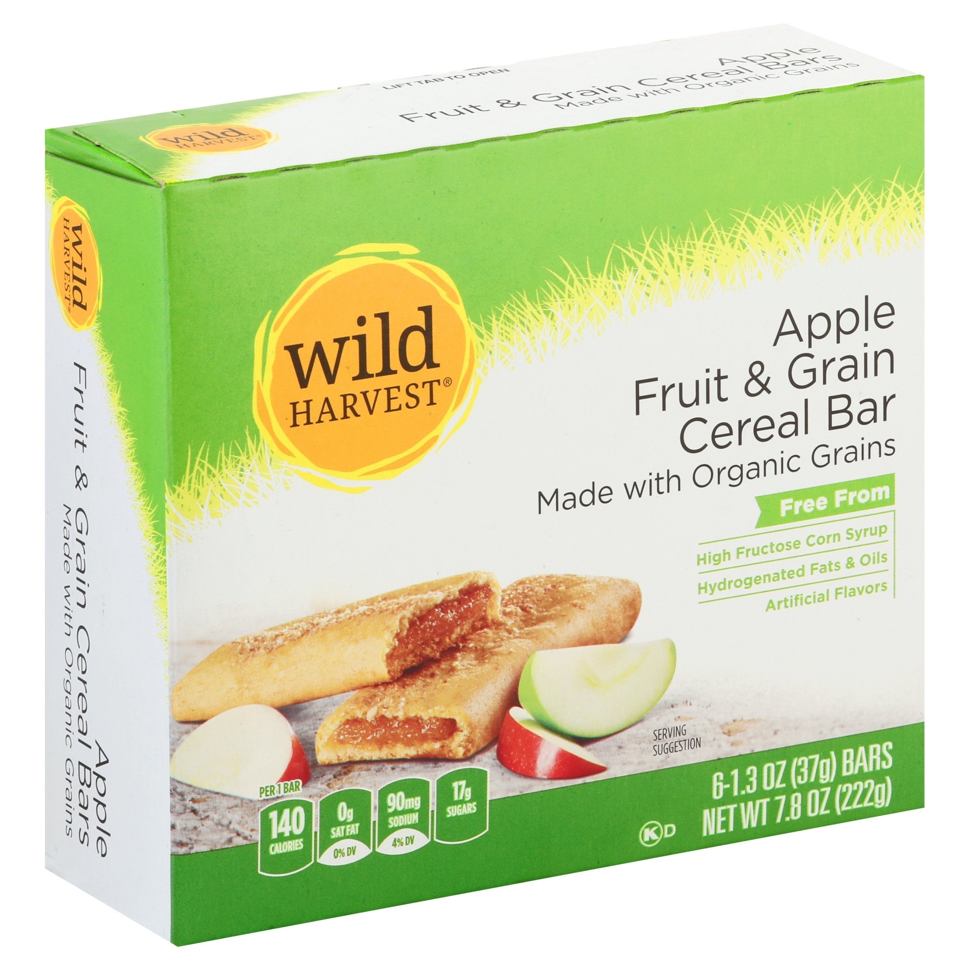 slide 1 of 1, Wild Harvest Apple Fruit Grain Bar, 7.9 oz