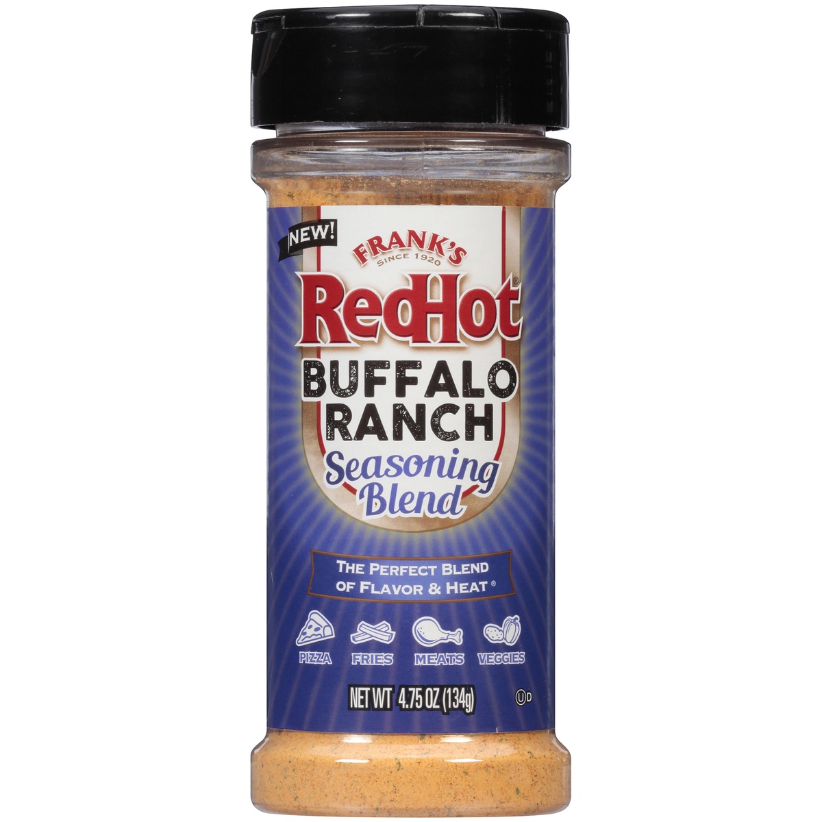 slide 7 of 9, Frank's RedHot Buffalo Ranch Seasoning Blend, 4.75 oz