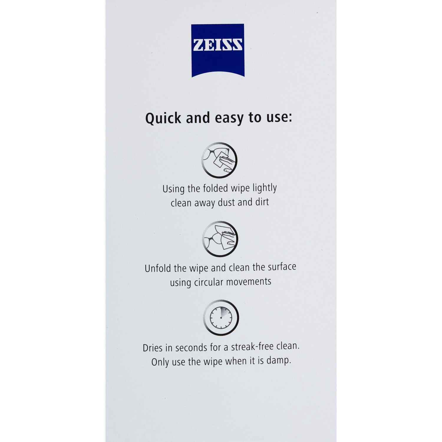 slide 3 of 4, Zeiss Lens Wipes, 196ct, 1 ct