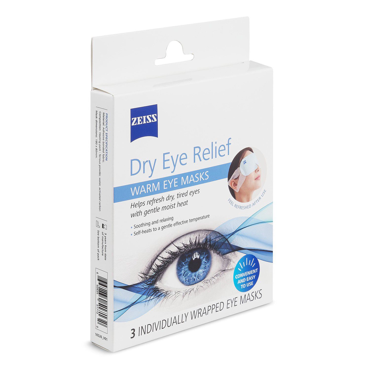 slide 4 of 4, Zeiss Dry Eye Relief Eye Masks 3 ea, 3 ct