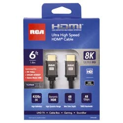 RCA 8K Ultra High-Speed HDMI Cable 6'