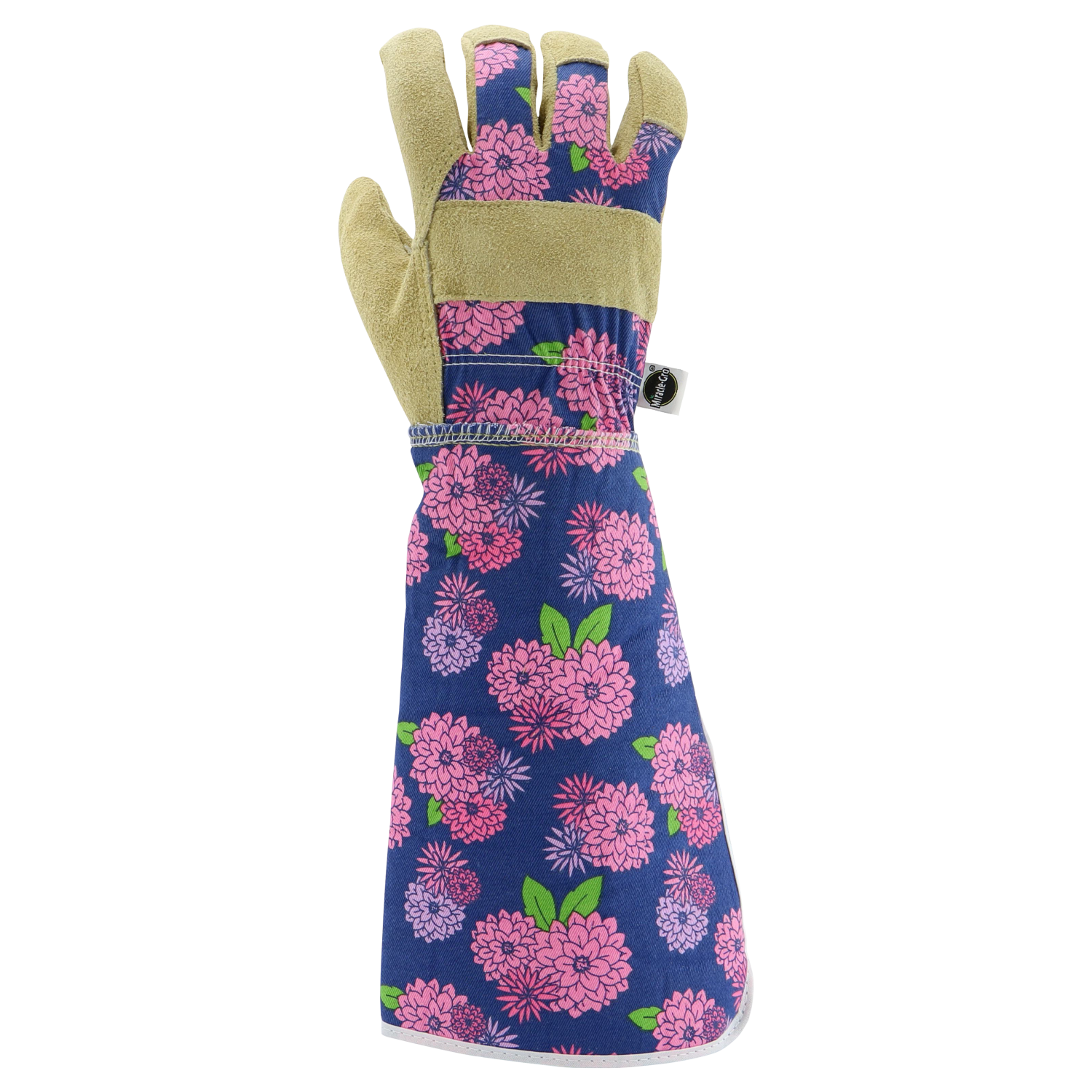 slide 1 of 3, Miracle-Gro Rose Pruning Leather Palm Glove, MED