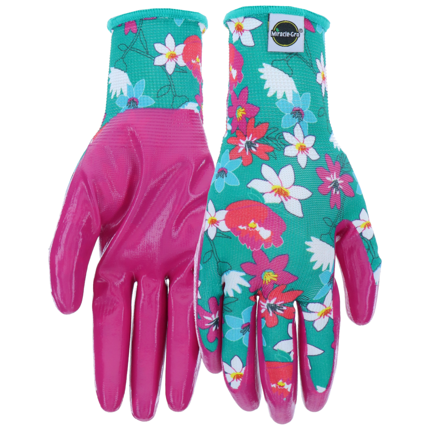 slide 1 of 1, Miracle Gro MIRACLE-GRO Full Double Dip Latex Women's Medium/Large, 1 ct