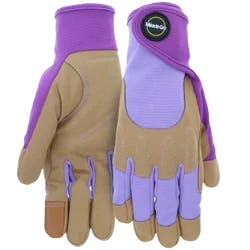 Miracle Gro Miracle-Gro Hook and Loop Wrist Glove with Padded Palm S/M