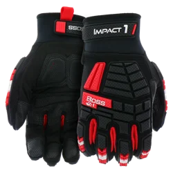 Boss Large Black Synthetic leather Demolition Gloves 1 -Pairs