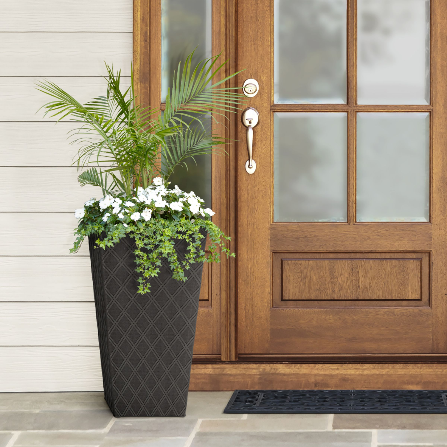 slide 2 of 2, Multy Home Avondale Lattice Black 24", 24 in