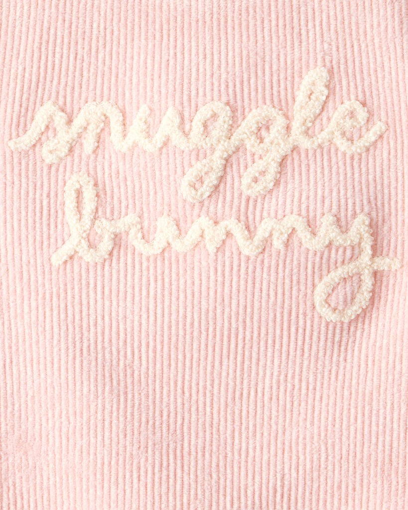 slide 3 of 3, Carter's Baby Girl Snuggle Bunny Pullover Sweatshirt - Pink Pink NB, 1 ct