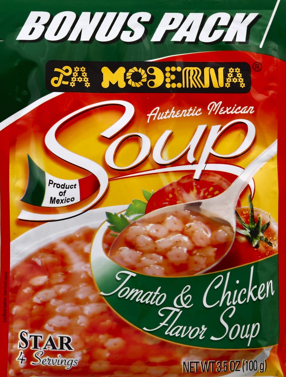 slide 1 of 2, La Moderna Soup 3.5 oz, 3.5 oz