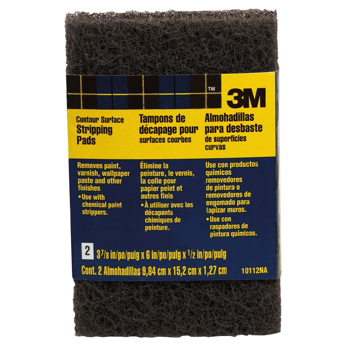slide 1 of 5, 3M Heavy Duty Stripping Pads, 2 ct