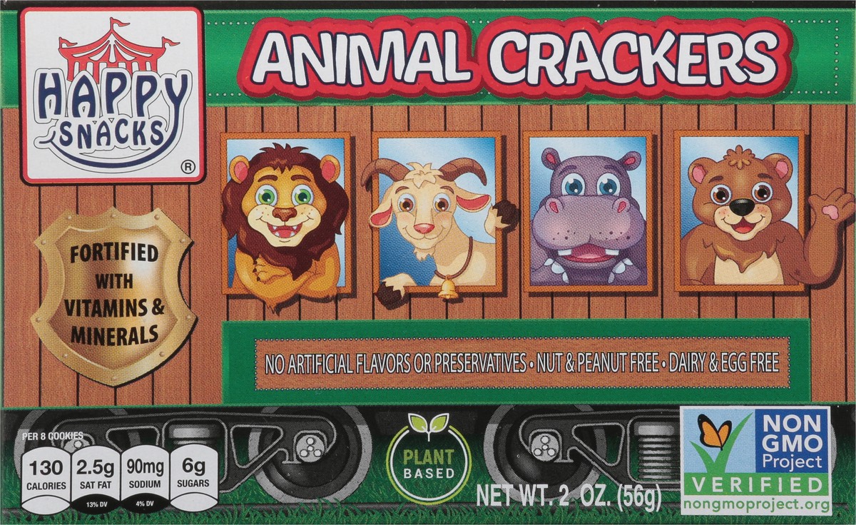 slide 11 of 13, Happy Snacks Animal Crackers 2 oz, 2 oz