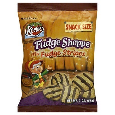 slide 1 of 6, Keebler Cookies, Mini Fudge Stripes, Snack Size, 2 oz