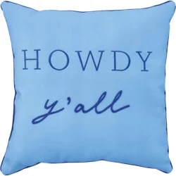 Destination Holiday Howdy Y'all Pillow