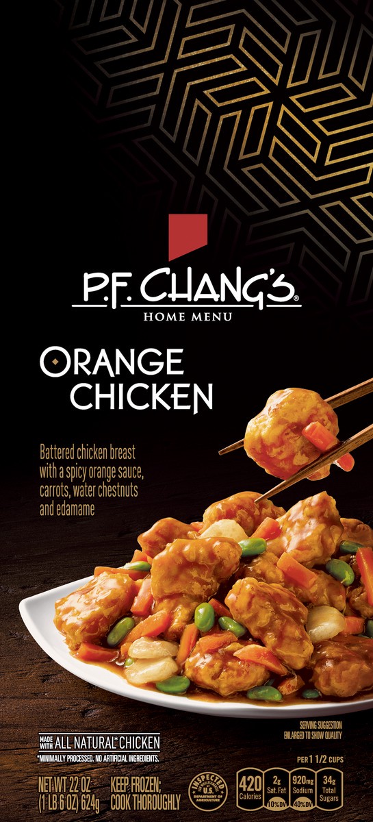 slide 6 of 9, P.F. Chang's Frozen Orange Chicken Meal - 22oz, 22 oz