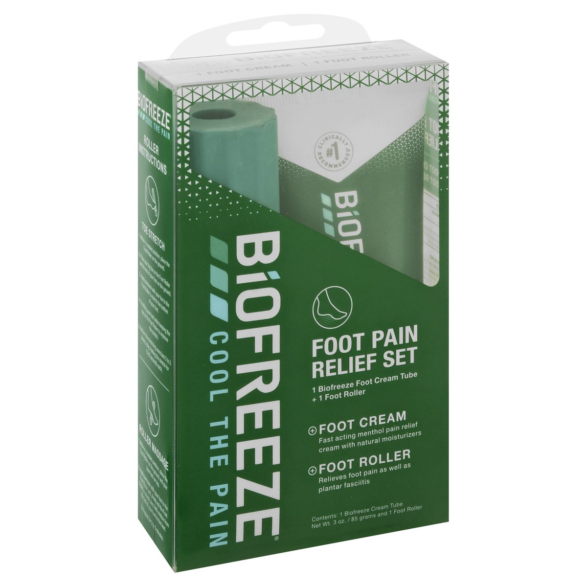 slide 2 of 9, Biofreeze Foot Care Kit, 3 oz