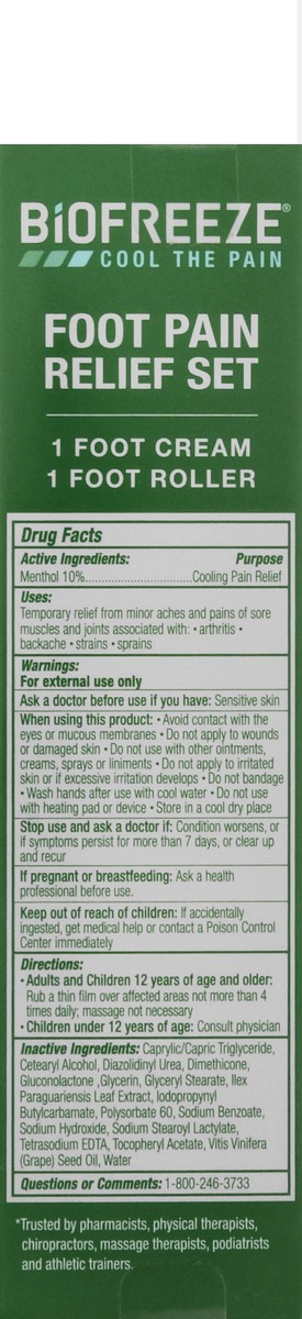 slide 8 of 9, Biofreeze Foot Care Kit, 3 oz