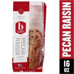 La Brea Bakery Pecan Raisin Loaf 16 oz
