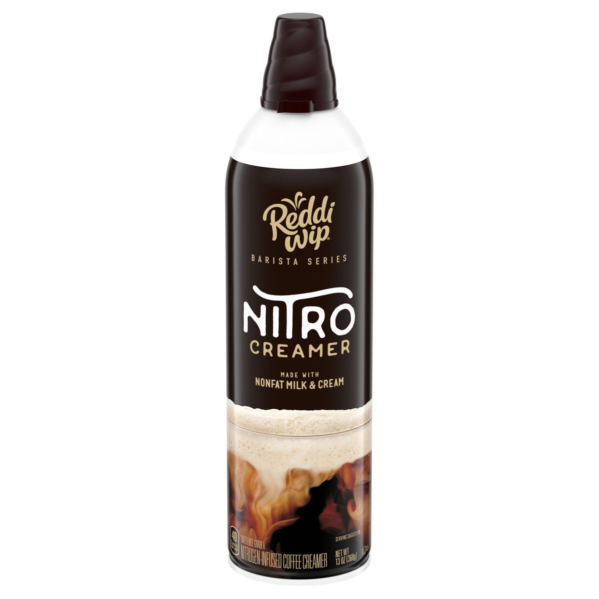 slide 1 of 5, Reddi-wip Barista Series Nitro Coffee Creamer Made with Nonfat Milk and Cream, 13 oz, 13 oz