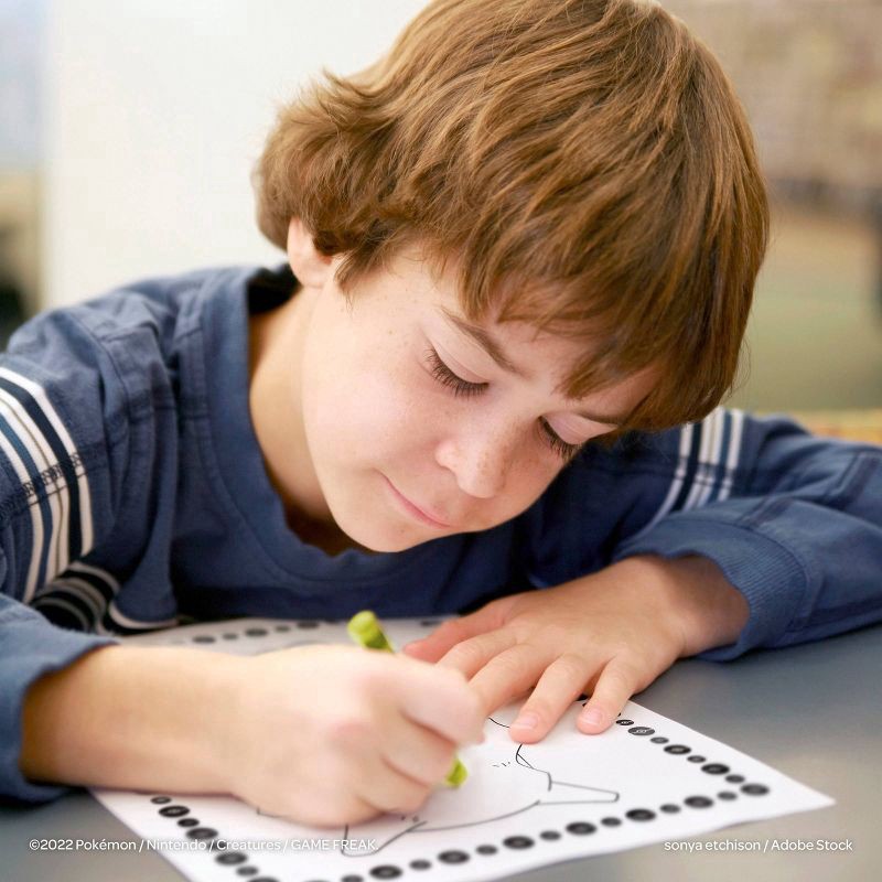 slide 2 of 5, Pokémon Coloring Book with Crayons, 1 ct