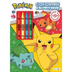 Pokémon Coloring Book with Crayons