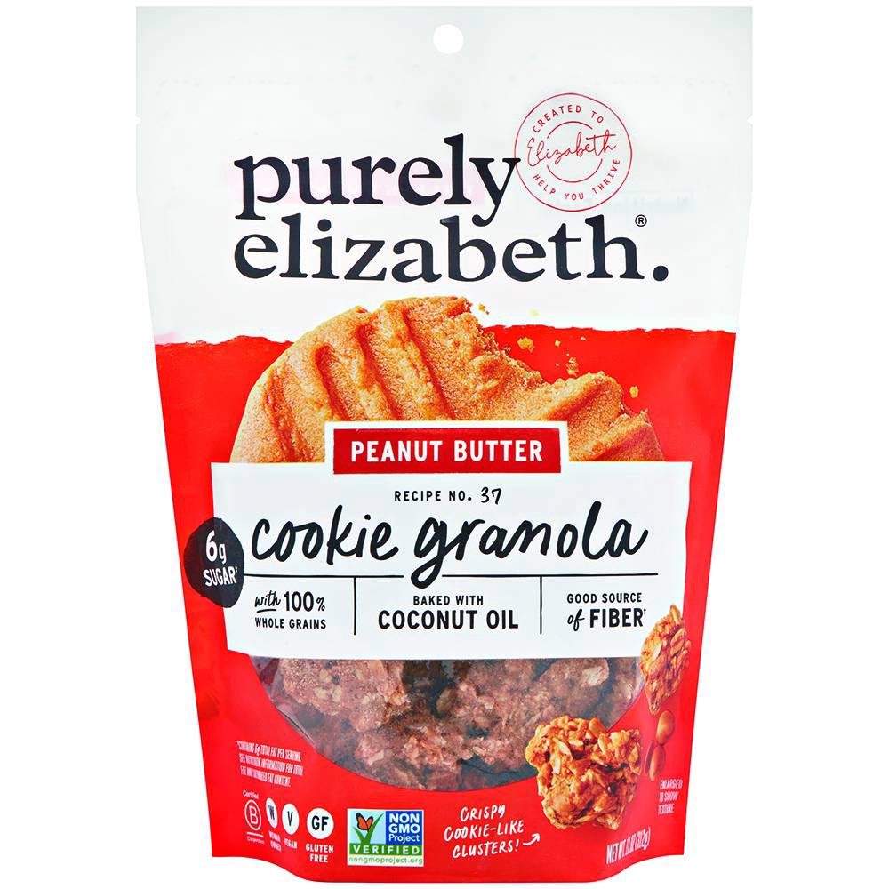 slide 1 of 1, Purely Elizabeth - Cookie Granola Peanut Butter (11 Oz), 11 oz