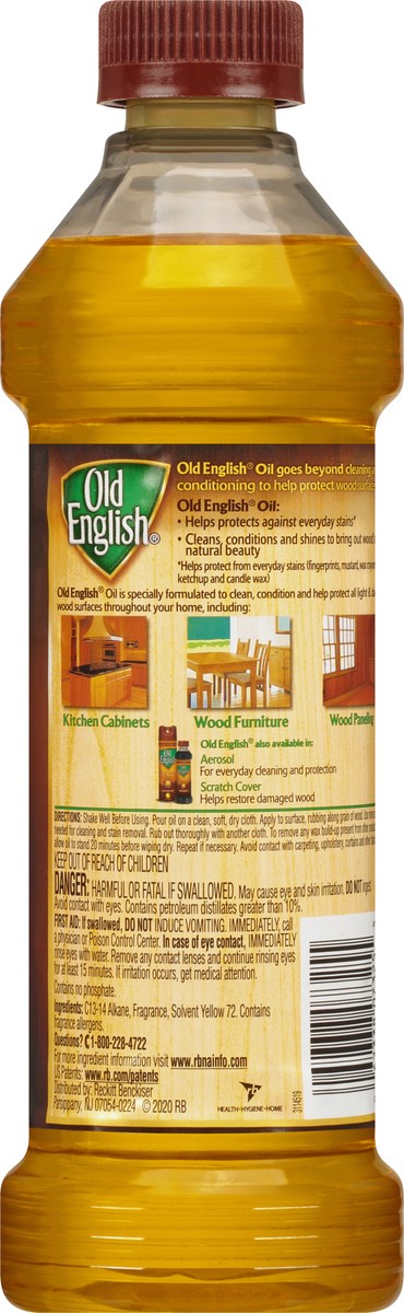 slide 5 of 9, Old English Fresh Lemon Scent Wood Conditioner & Cleaner 16 oz, 16 fl oz