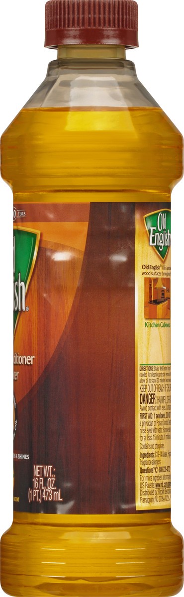 slide 8 of 9, Old English Fresh Lemon Scent Wood Conditioner & Cleaner 16 oz, 16 fl oz