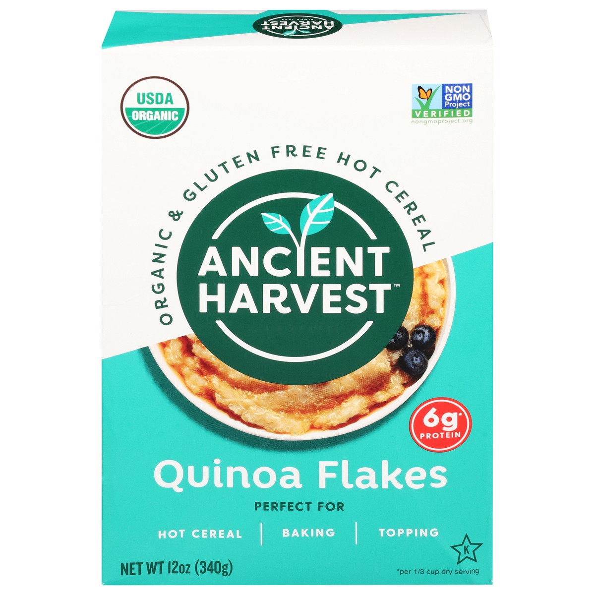 slide 13 of 13, Ancient Harvest Organic Quinoa Flakes, 12 oz