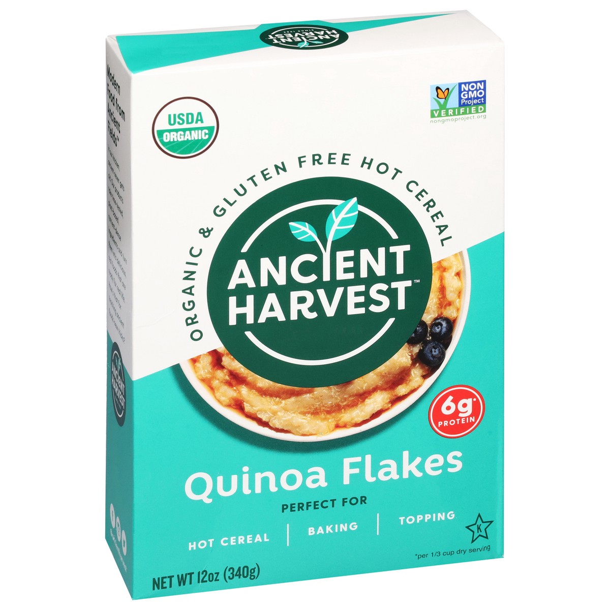 slide 9 of 13, Ancient Harvest Organic Quinoa Flakes, 12 oz