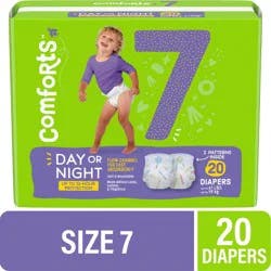 Comforts Size 7 Day Or Night Baby Diapers
